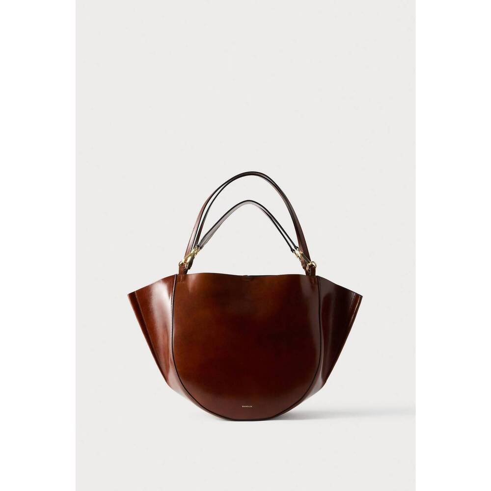NEW WANDLER women's hortensia tote in palissander glaze
